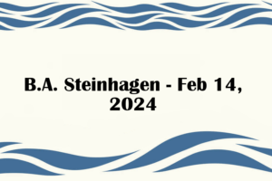 B.A. Steinhagen - Feb 14, 2024